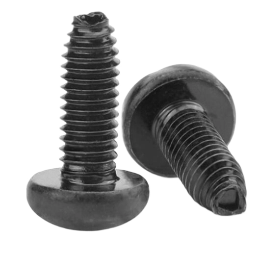 Black Steel Phillips Pan Head Trilobe Thread Rolling Screws 