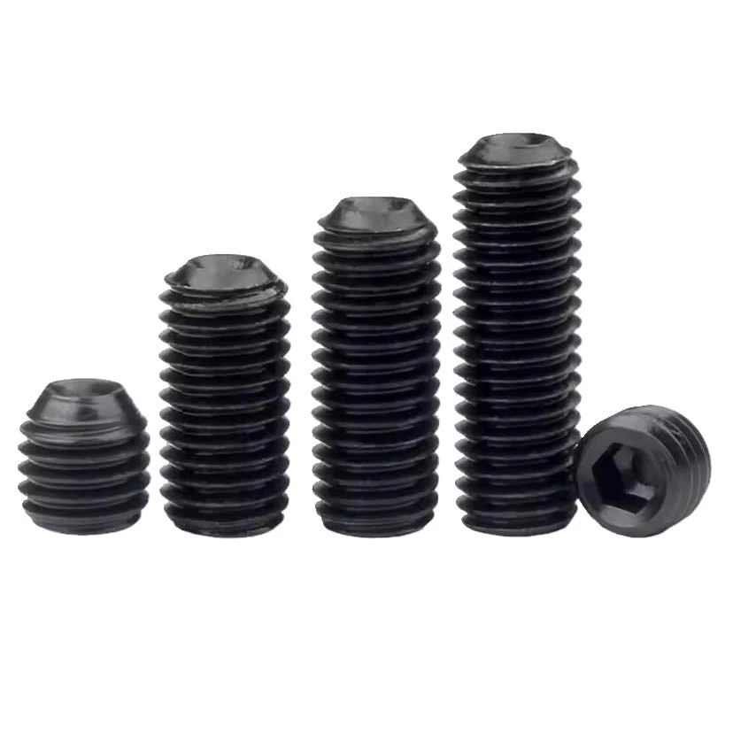 12.9 Grade Steel Cup Point Set Screws | Stainless Steel | Black | 12.9 Grade